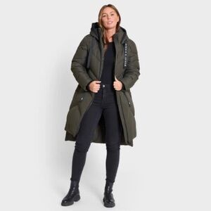 Saint & Sinner Women’s Long Padded Hooded Winter Coat